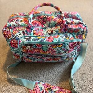 Disney Vera Bradley Weekender: Mickey Mouse and Friends Colorful Garden